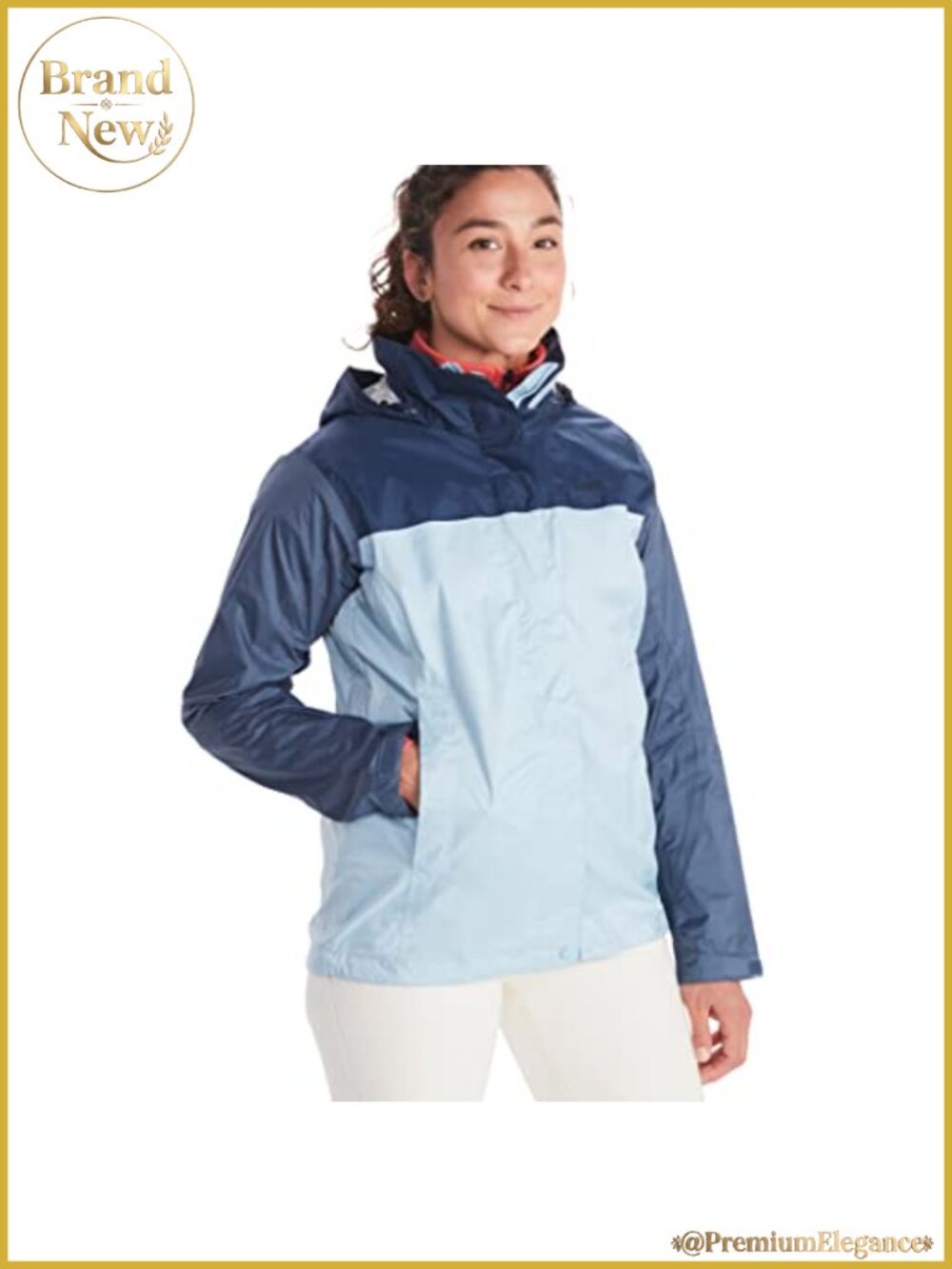 Waterproof Rain Jacket NanoPro Seam-Taped Hooded PFC-Free DWR